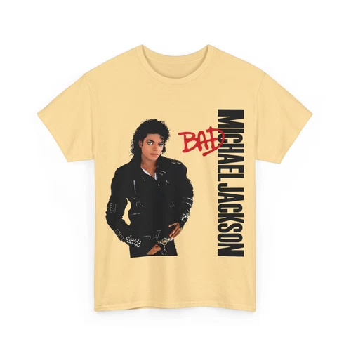 Michael Jackson Bad T Shirt Unisex Heavy Cotton Tee