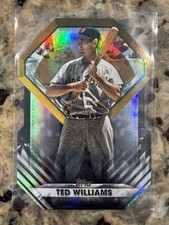 2022 Topps Ted Williams Diamond Greats Die Cuts Black #/299 Red Sox
