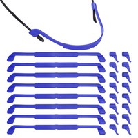 Brillenband 8 StüCk Silikon Sport Brillenband Sonnenbrillen Halter Blau