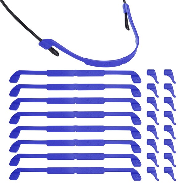 Brillenband 8 StüCk Silikon Sport Brillenband Sonnenbrillen Halter Blau-image