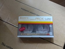 Sony PRO-X L-250 Dynamicron 65min Blank Beta Betamax Cassette Tape SEALED NEW