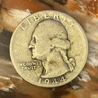 1944 Washington Quarter 25C Philadelphia Business Strike 90% Silver KM#164