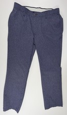 UNDER ARMOUR 36 X 30 UA Golf AirVent Vented Men's Pants in Heather navy 1377358