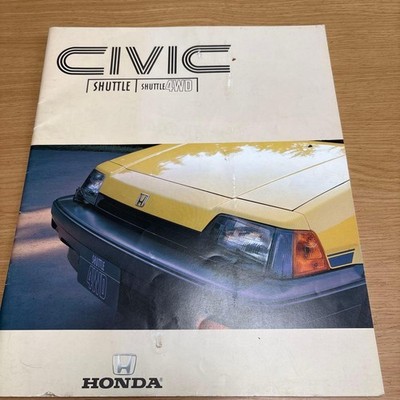 Civic Shuttle 4WD Katalog 1984 G7