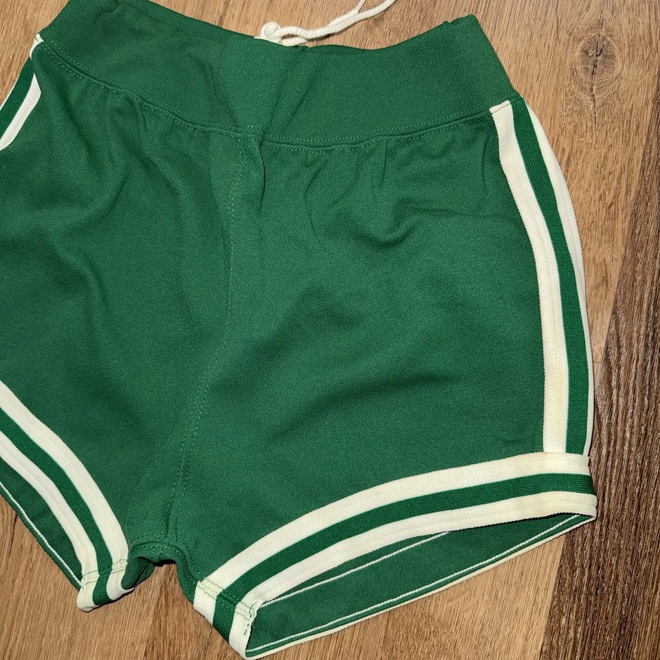 Russell Athletic Shorts Vtg 70s 80s Nylon Striped Basketball Gym USA Mens Small - Image 4 of 4