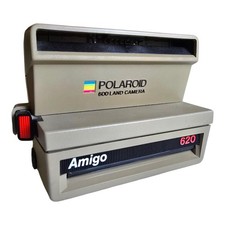 Polaroid See Description Instant 600 Land Camera Amigo 620 Tan