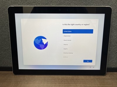 Microsoft Surface Go Intel Pentium CPU 4415Y @1.60 GHz 4GB 64GB SSD