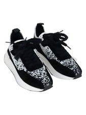 DKNY Womens Aveline Lace Up Sneaker Black/Off White Size 8M