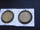 (2) 1963 d  Ben Franklin Half Dollars 90% Silver   (2) Coins  Lot 7
