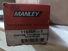 Two New Manley Custom Titanium 2.400 Head .341 Stem 6.800 Long Intake Valves