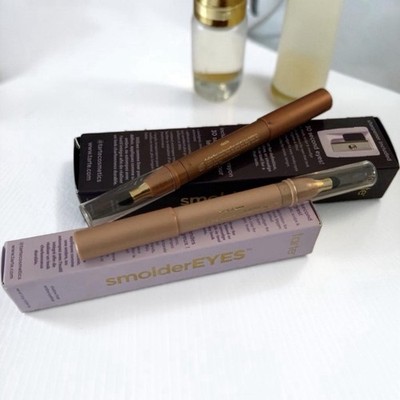 NIB TARTE SMOLDER EYES SET OF 2 SIZZLE. & GAZE FULL SIZE W/SHARPENER