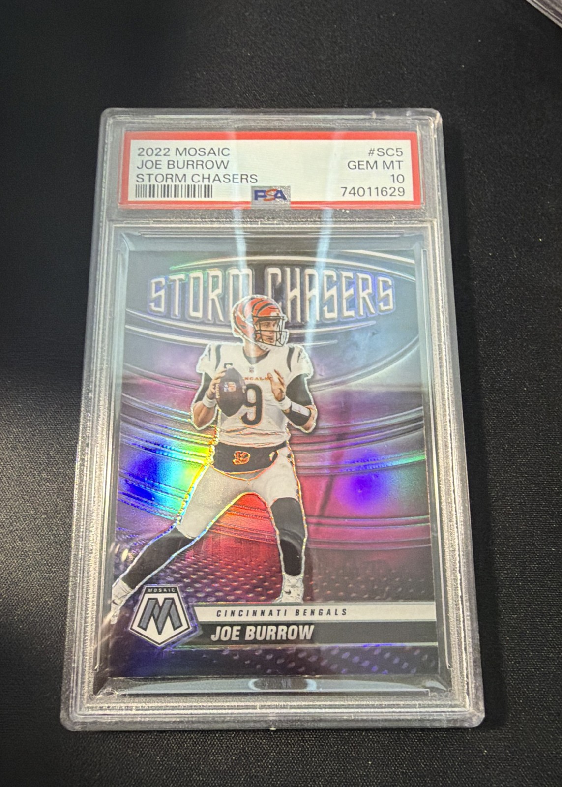 2022 Panini Mosaic - Storm Chasers Joe Burrow #SC5