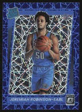 2021-22 Donruss Optic #170 Jeremiah Robinson-Earl Blue Velocity RC