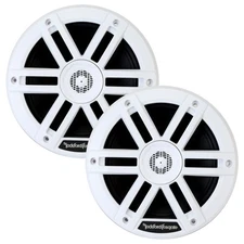 Rockford Fosgate M0-65 6-1/2" 2-Way Marine Audio Coaxial Speakers - White *OB*