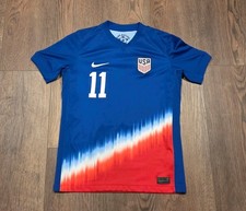 Brendan Aaronson USMNT Nike Youth Soccer Jersey Large USA Leeds FC