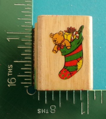 Noteworthy CHRISTMAS STOCK Rubber Stamp