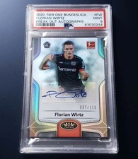 2020 TOPPS TIER ONE BUNDESLIGA BREAK OUT AUTOS FLORIAN WIRTZ 49/125 PSA 9 AUTO