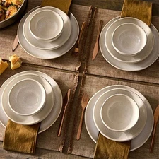 pamperedchef 12-Piece Dinnerware Set Free Shipping