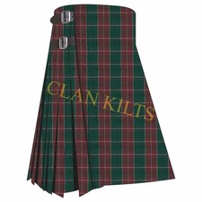 Scottish Traditional St David's Handmade 8-yard Tartan Kilt For Men Custom Size
