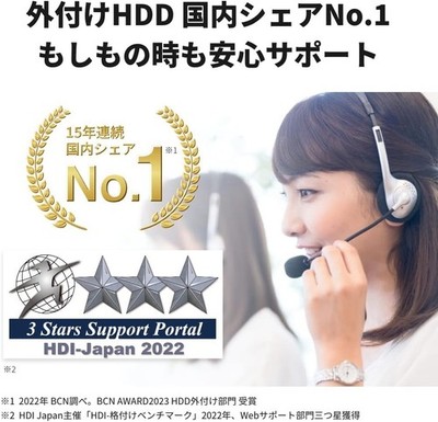 Buffalo HD-PCFS4.0U3-GBA MiniStation 4TB Portable HDD for USB 3.1