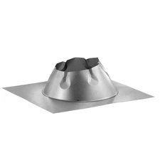 Duraplus All-Fuel Chimney 6In. Diameter Roof Flashing, Tall Cone