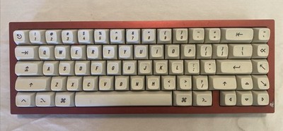 CannonKeys Savage65 Custom Mechanical Keyboard - Red Aluminum - Kailh Box Browns