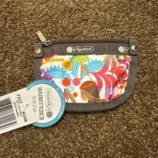 Lesportsac Key Coin Pouch Sweet Wahine K168 7317 New