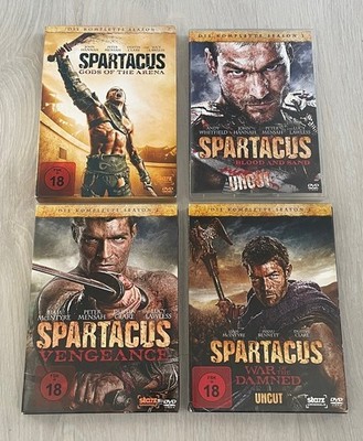 Spartacus Die Komplette Serie DVD FSK 18 Deutsch Alle Staffeln 1-4 im Schuber