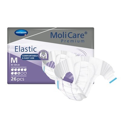 MoliCare Premium Elastic 8D Incontinence Brief M 165472 78 Ct
