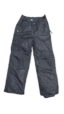 Champion Snow Pants Kids Large 10-12 Black Insulated Waterproof Ski Winter