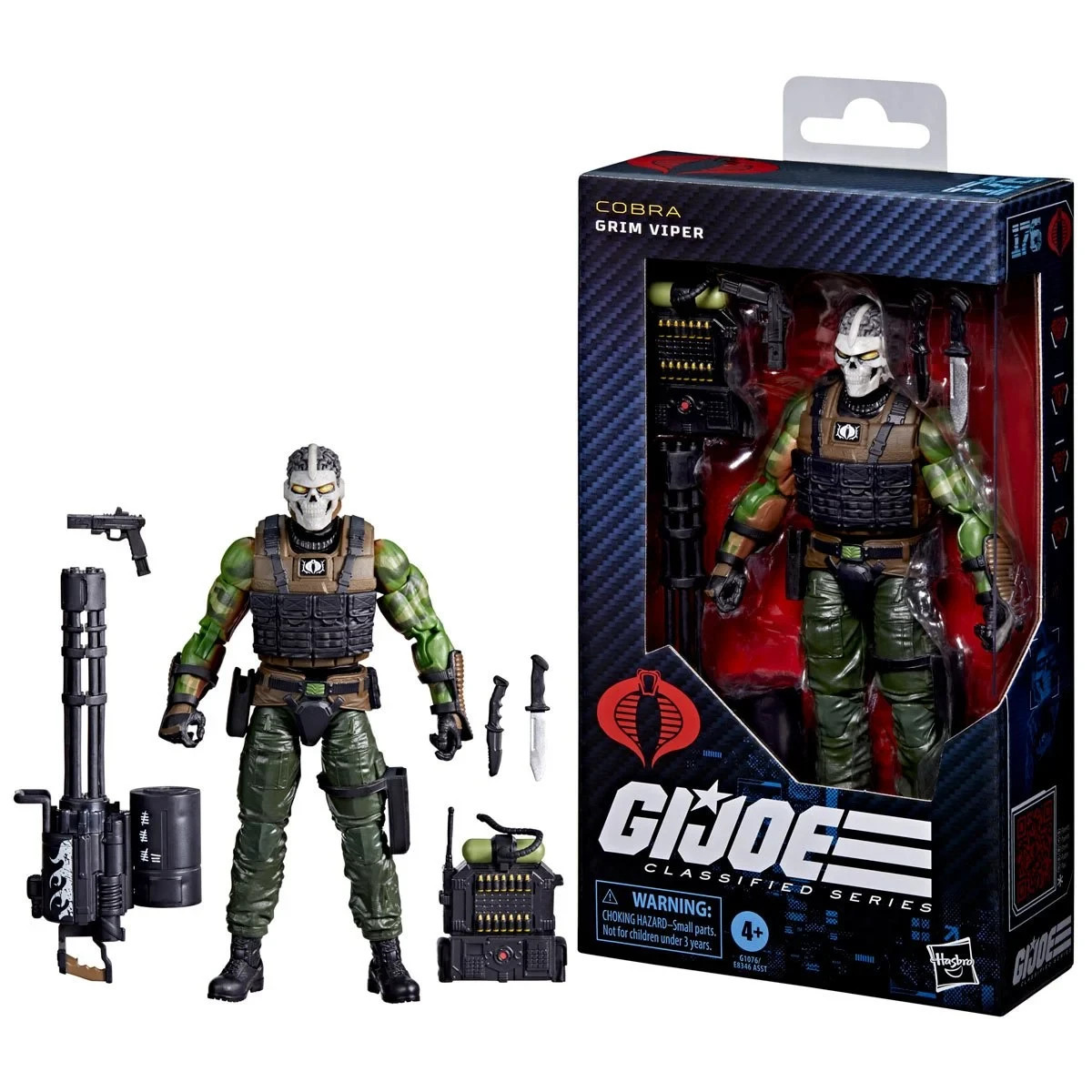 G.I. Joe Classified Grim Viper 6 inch Figure - New