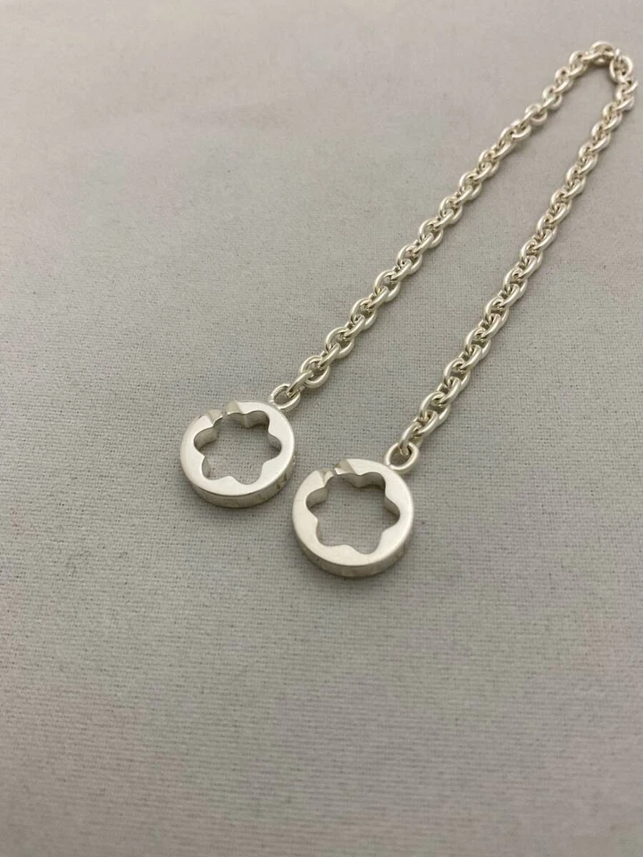 Pulsera de plata de ley 925 Mont Blanc accesorio joyería fina #530 Foto 2 de 4