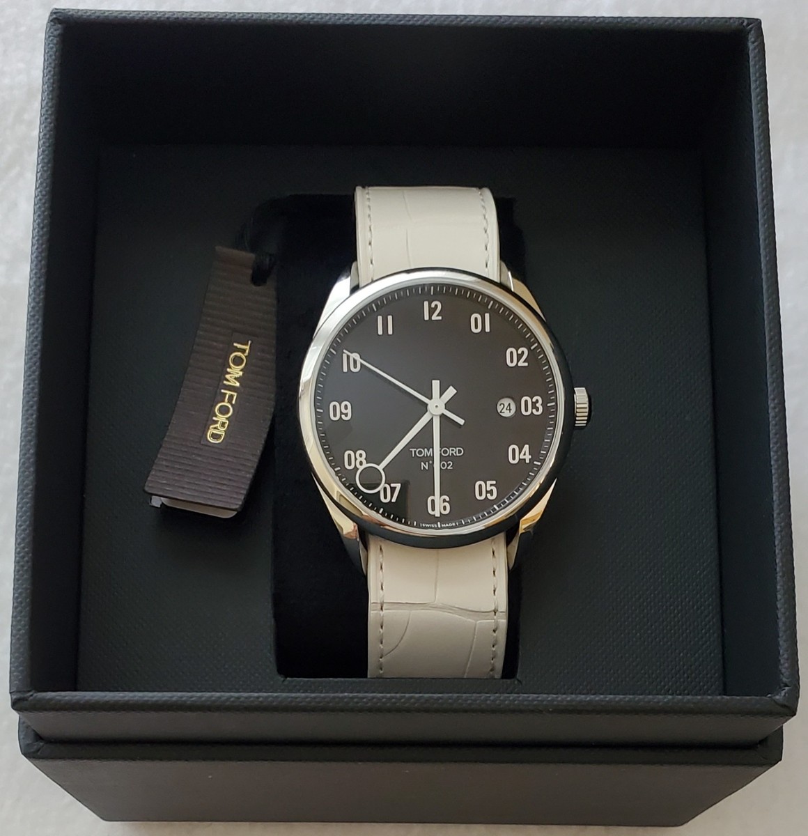 470トムフォード N.002 TFT002018 デイト 自動巻き 腕時計 470トム