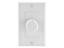 Monoprice Speaker Volume Controller - Rotary Type, 100 Watts Per 100 W, White