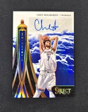 2024-25 Select - In Flight Signatures Chet Holmgren #IFS-HOL Blue Prizm /49