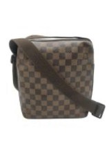 Genuine Louis Vuitton Unisex Damier Ebene Trotteur Beaubourg PM Messenger Bag