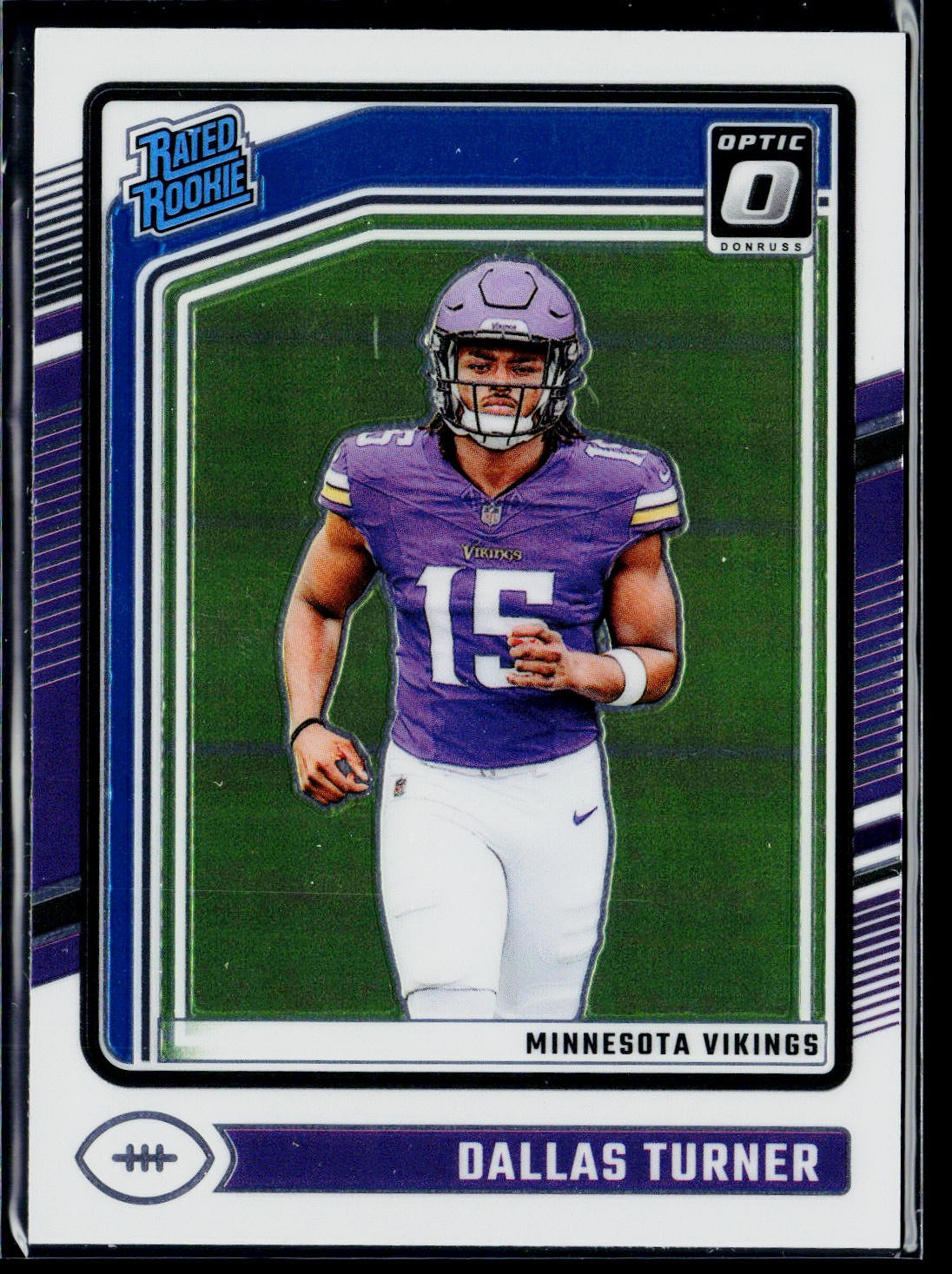 2024 Donruss Optic #224 Dallas Turner Rookie Minnesota Vikings
