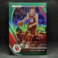 Austin Reaves Rookie GREEN 2021 Panini Prizm Draft Picks #49 Oklahoma Sooners