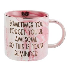 Thank You Gifts for Women - Funny Ideas Friends, 11.5 Ounces, Pink