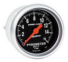 Autometer 3344 2-116in Sc Egt Pyrometer 0-1600 Autometer 3344 2-116in Sc Egt Pyrometer 0-1600