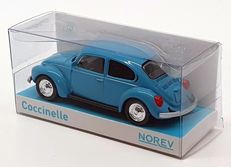 Carro modelo Norev escala 1/43 841002 - VW Coccinelle Beetle - Azul - Imagem 4 de 4