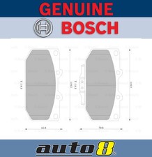 Bosch Front Brake Pads for Nissan Gt-R 2.6L Petrol RB26DETT 1991 - 1993
