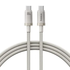 Baseus Titanium Alloy Series 100W USB-C/Type-C to Type-C Fast Charging Cable,