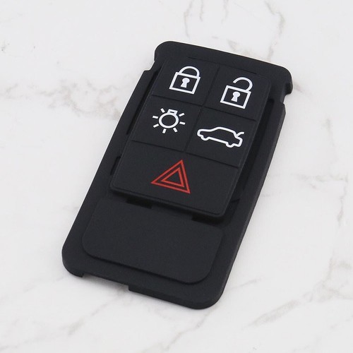 5 Button Car Key Fob Pad in Rubber Material for XC60 XC70 V70 S60 S80 Models - Picture 9 of 12