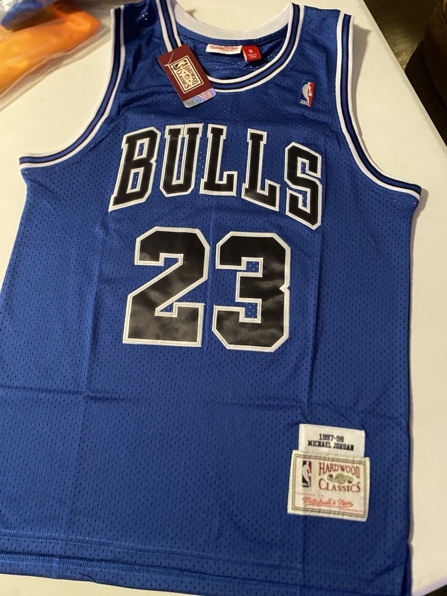 Mitchell & Ness Chicago Bulls Michael Jordan Blue Jersey S NBA