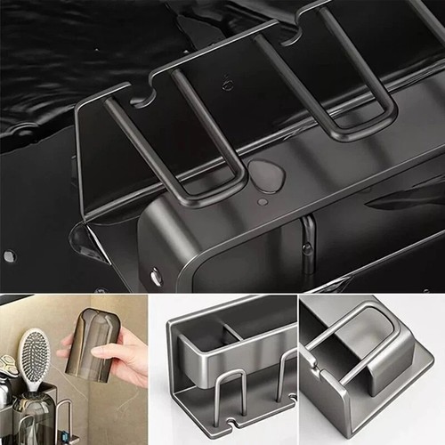 Toothbrush Holder Toothpaste Organizer Toothbrush Rack for Bathroom - Picture 5 of 20