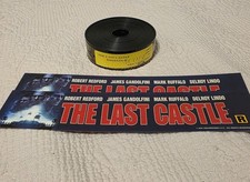 The Last Castle 35mm Movie Trailer Reel Green Band plus 2 DS Theatrical Mylars