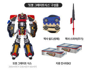 TOBOT GREAT SIX 6 Integration Transformer Robot X Y Z Sonic Ken C Hyundai Cars