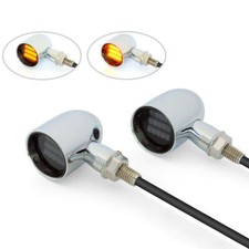 NEW Harley Davidson LED Indicators Turn Signals Chrome Sportster Custom 53C Low