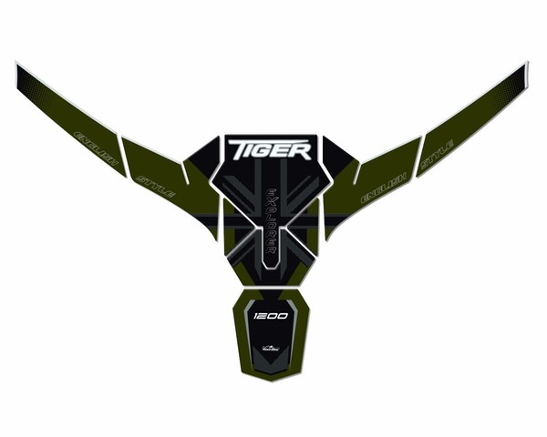 3D Aufkleber Kit Tank Schutz Kompatibel Mit Triumph Tiger 1200 2017-image